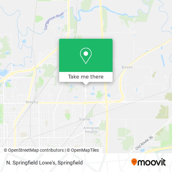 Mapa de N. Springfield Lowe's