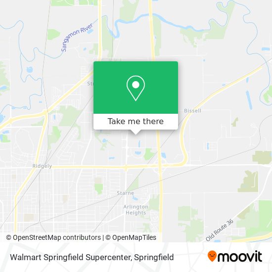Walmart Springfield Supercenter map