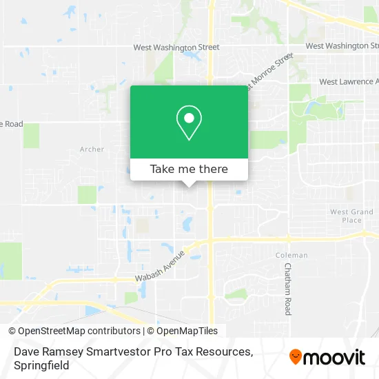 Mapa de Dave Ramsey Smartvestor Pro Tax Resources