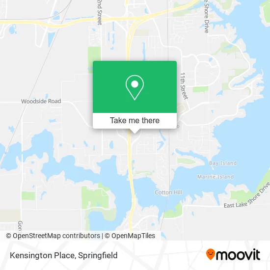 Kensington Place map