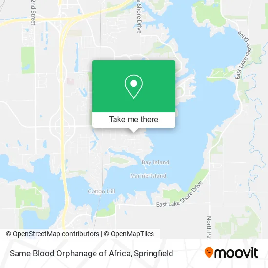 Same Blood Orphanage of Africa map