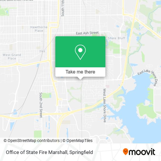 Mapa de Office of State Fire Marshall