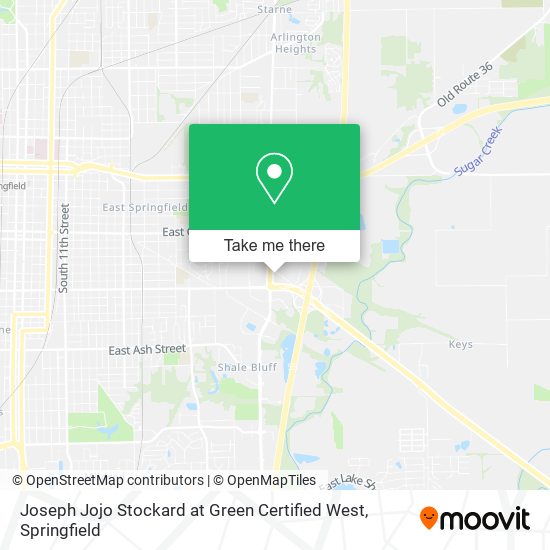 Mapa de Joseph Jojo Stockard at Green Certified West