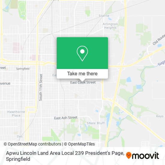 Apwu Lincoln Land Area Local 239 President's Page map