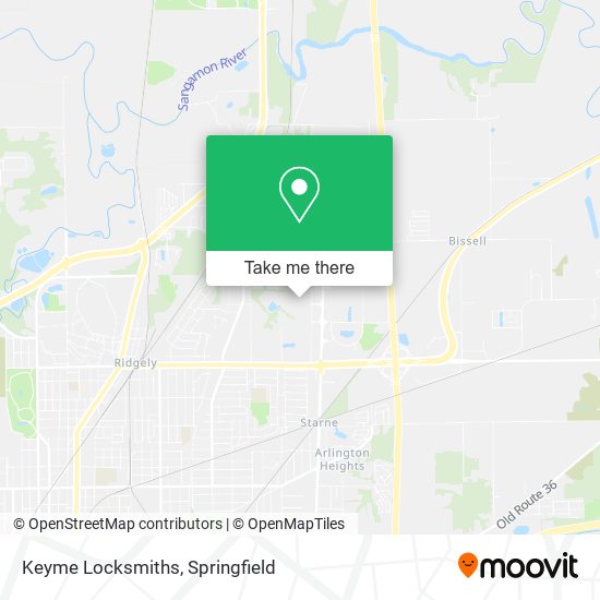 Keyme Locksmiths map