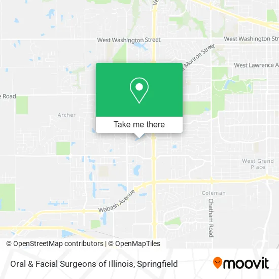 Mapa de Oral & Facial Surgeons of Illinois