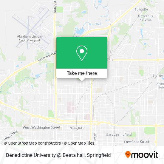 Mapa de Benedictine University @ Beata hall
