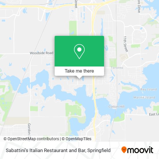 Sabattini's Italian Restaurant and Bar map