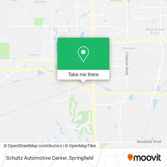 Schultz Automotive Center map