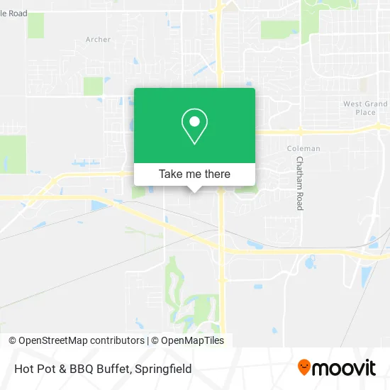 Hot Pot & BBQ Buffet map