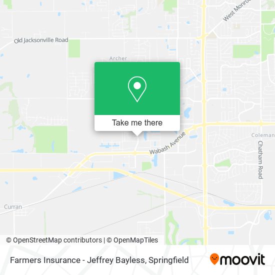 Mapa de Farmers Insurance - Jeffrey Bayless