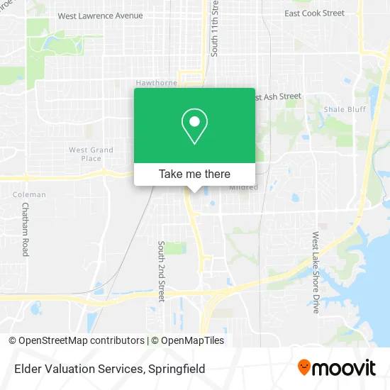 Elder Valuation Services map