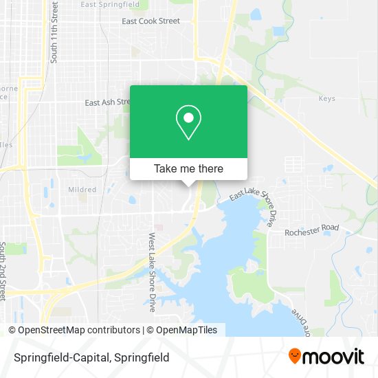 Springfield-Capital map