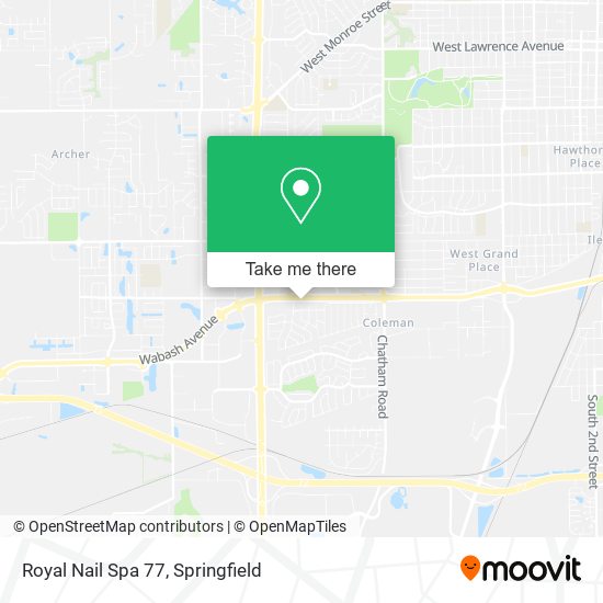 Mapa de Royal Nail Spa 77