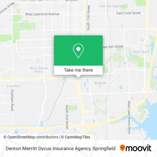 Mapa de Denton Merritt Dycus Insurance Agency