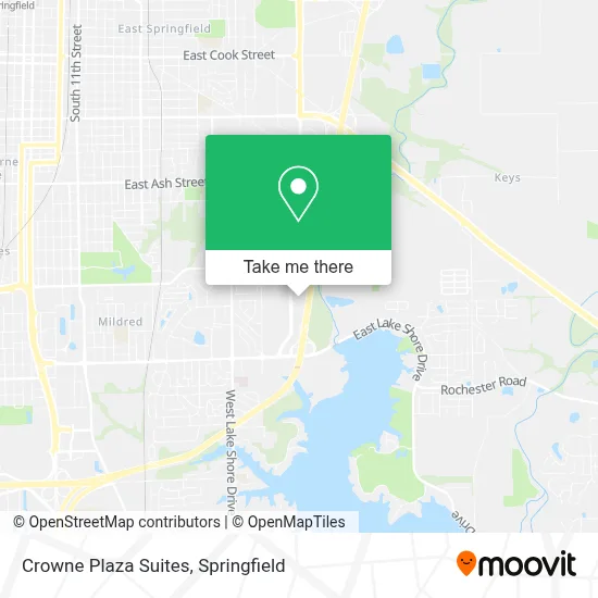 Crowne Plaza Suites map