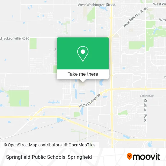 Mapa de Springfield Public Schools
