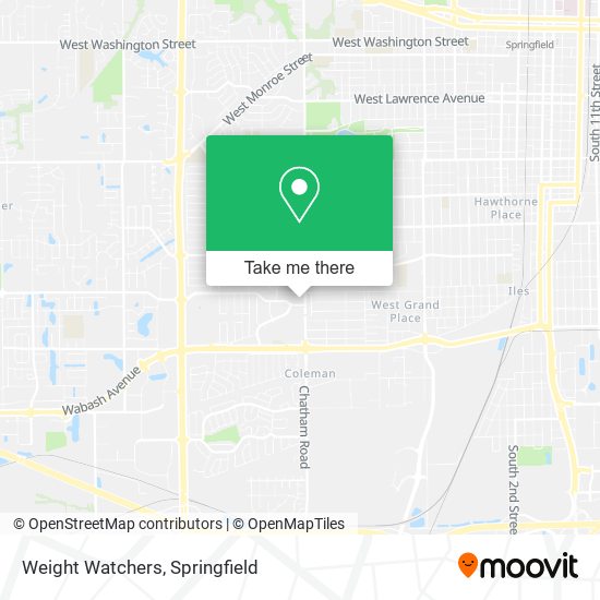 Mapa de Weight Watchers