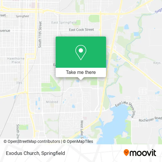 Mapa de Exodus Church