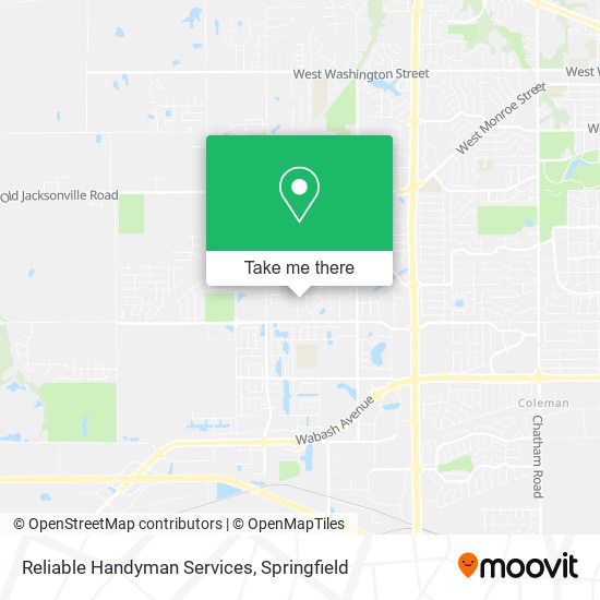 Mapa de Reliable Handyman Services