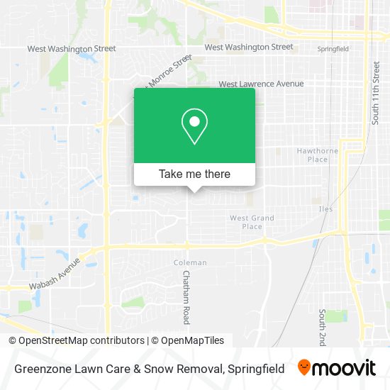 Greenzone Lawn Care & Snow Removal map