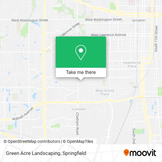 Green Acre Landscaping map