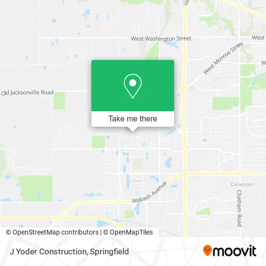Mapa de J Yoder Construction