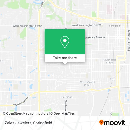 Mapa de Zales Jewelers