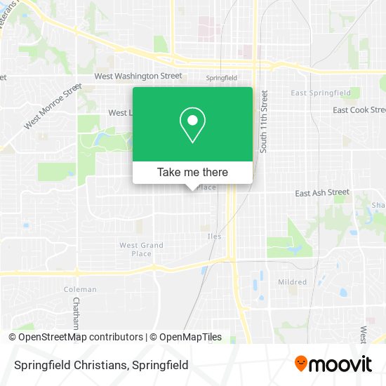 Mapa de Springfield Christians