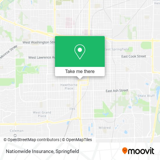 Nationwide Insurance map