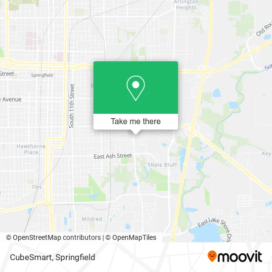 Mapa de CubeSmart