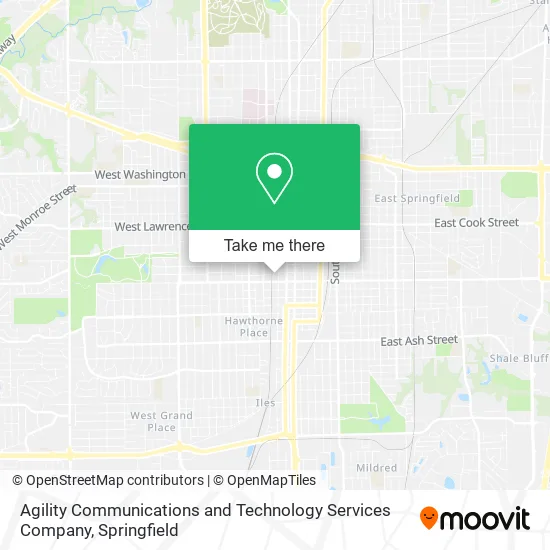 Agility Communications and Technology Services Company map