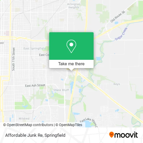 Mapa de Affordable Junk Re
