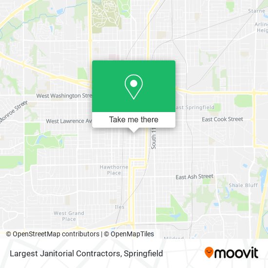 Largest Janitorial Contractors map