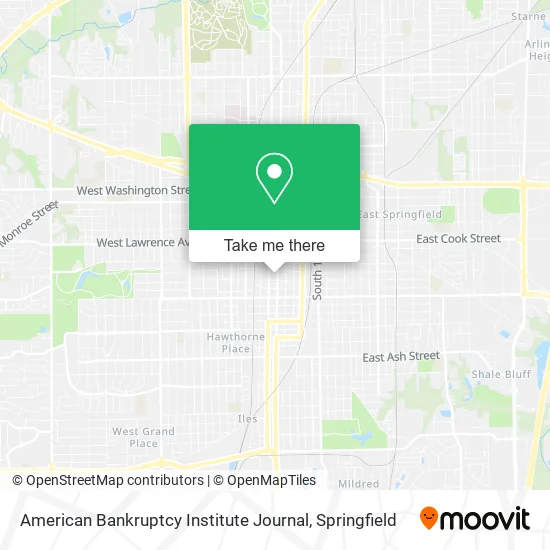 Mapa de American Bankruptcy Institute Journal