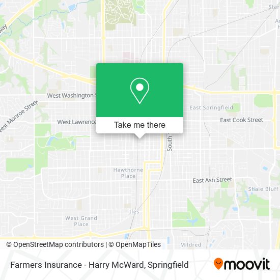Mapa de Farmers Insurance - Harry McWard