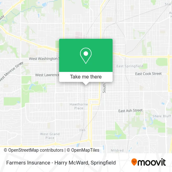 Farmers Insurance - Harry McWard map