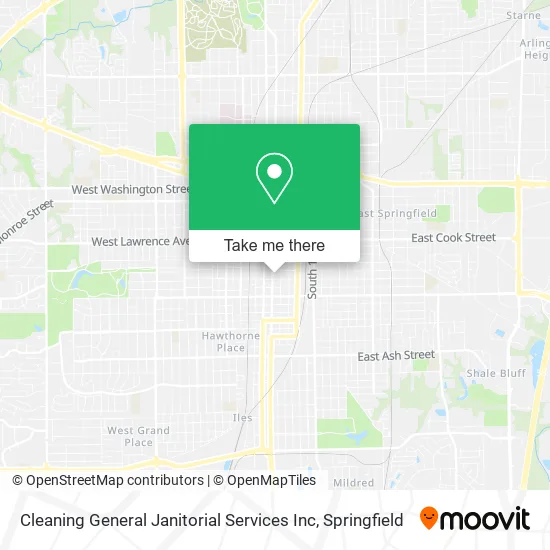 Mapa de Cleaning General Janitorial Services Inc