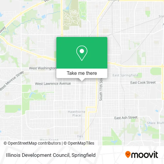 Mapa de Illinois Development Council