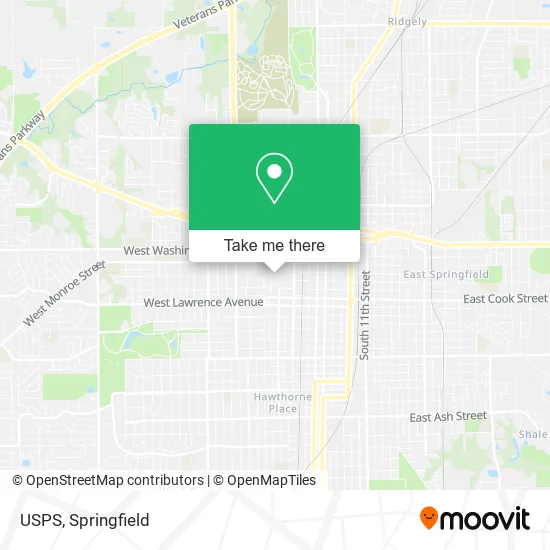 USPS map