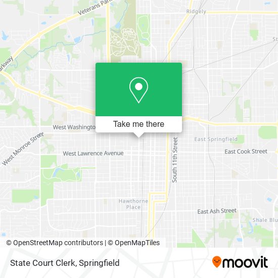 State Court Clerk map