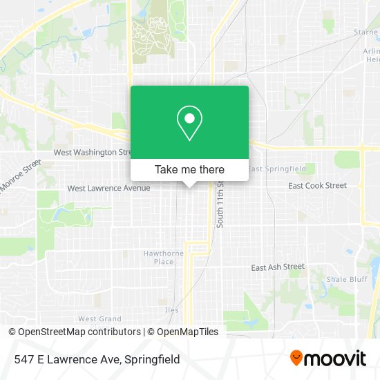 Mapa de 547 E Lawrence Ave