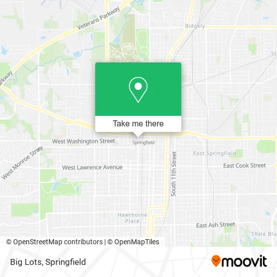 Mapa de Big Lots