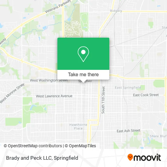 Brady and Peck LLC map