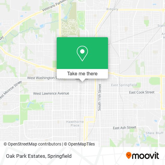 Oak Park Estates map