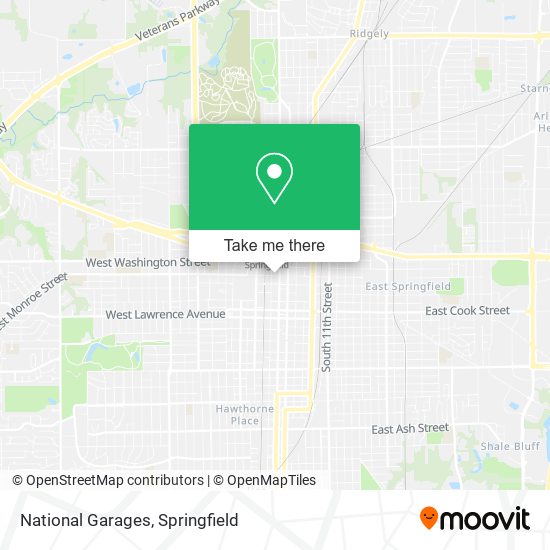 National Garages map