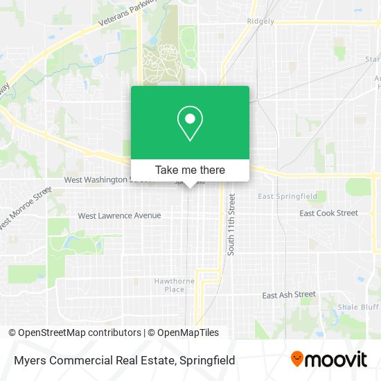 Myers Commercial Real Estate map