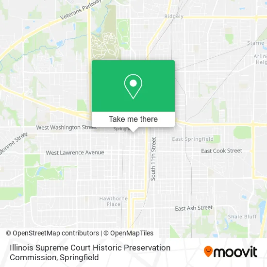 Mapa de Illinois Supreme Court Historic Preservation Commission