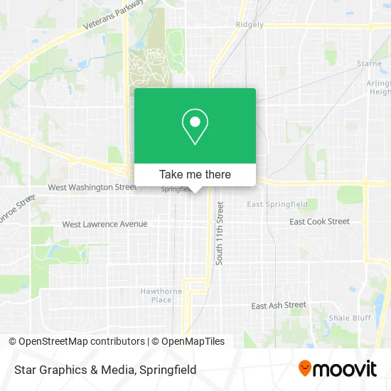 Star Graphics & Media map