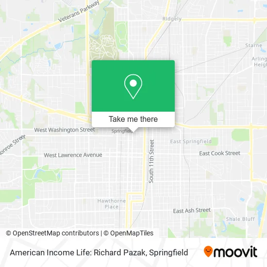 American Income Life: Richard Pazak map